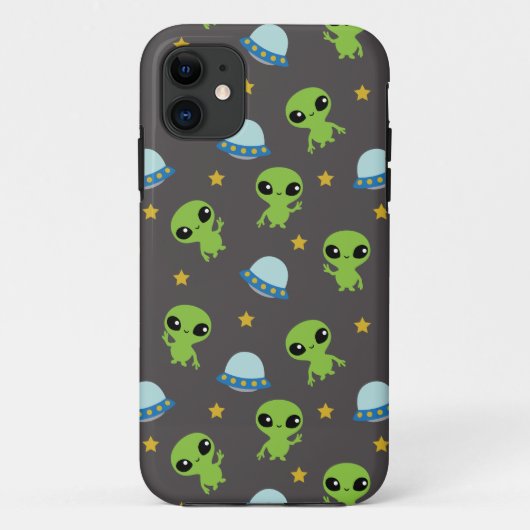 Aliens Hoesje-Mate iPhone Case (Achterkant)