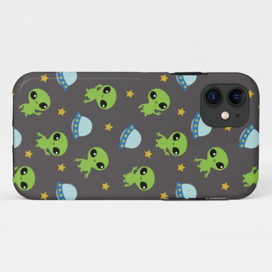 Aliens Hoesje-Mate iPhone Case (Achterkant (horizontaal))