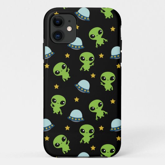 Aliens Hoesje-Mate iPhone Case (Achterkant)