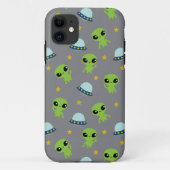 Aliens Hoesje-Mate iPhone Case (Achterkant)