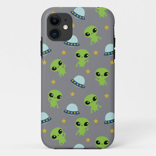 Aliens Hoesje-Mate iPhone Case (Achterkant)