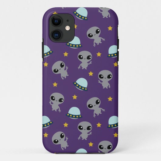 Aliens Hoesje-Mate iPhone Case (Achterkant)
