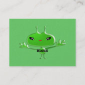Aliens Huggs Visitekaartje (Achterkant)