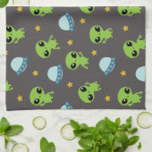 Aliens Kitchen Towel Theedoek (Gevouwen)