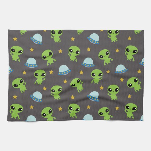 Aliens Kitchen Towel Theedoek (Horizontaal)