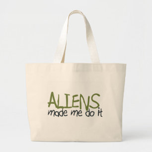 Aliens lieten me het Canvas tas doen