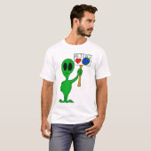 Aliens Love Earth T-Shirt (Voorkant volledig)