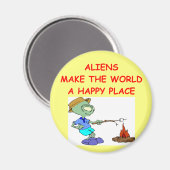 aliens magneet (Voorkant / Achterkant)