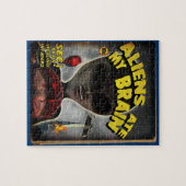 Aliens Mangez My Brain Pulp Style Puzzle (Horizontal)