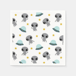 Aliens Napkins Servet