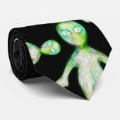 aliens observant la cravate (Roulé)