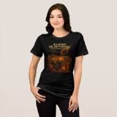 Aliens of asteroïden - wat het snelst is Tri-Blend shirt (Voorkant volledig)