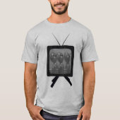 Aliens on TV T-shirt (Devant)