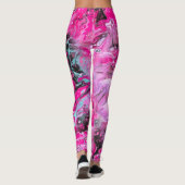 Aliens roses chaudes Leggings pour femmes (Dos)