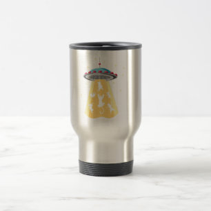 aliens ruimteschip cats Katten houden van design Reisbeker
