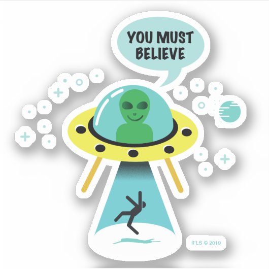 Aliens Sticker (Voorkant)