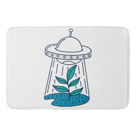 Aliens UFO Badmat (Voorkant)