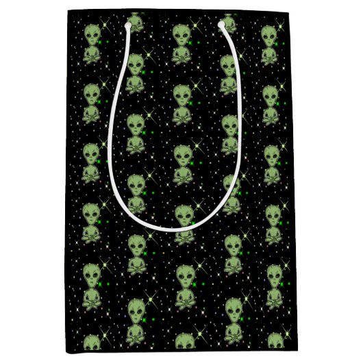 Aliens, ufo's, ufologie medium cadeauzakje (Voorkant)