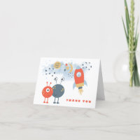 Aliens vaisseau garçon anniversaire Carte de reme