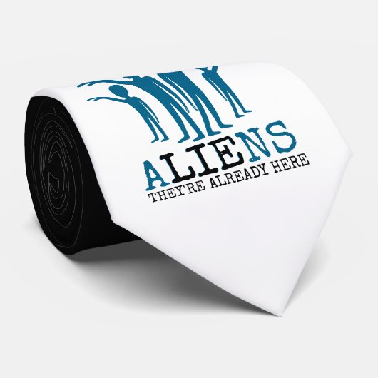 Aliens, ze zijn er al. stropdas (Opgerold)