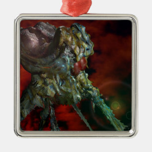 aliens, ze zijn hier metalen ornament