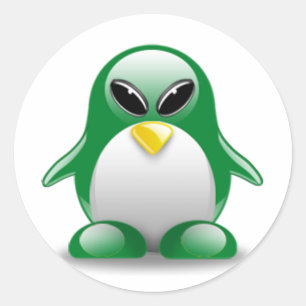 Alientux Ronde Sticker