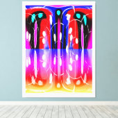 Alienware-afmetingen Canvas Afdruk (Insitu (Houten vloer))