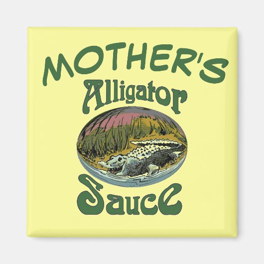 Aligator Cajun Aimant Sauce (Devant)