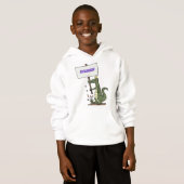 Aligator de crocodile drôle avec dessin animé (Devant entier)