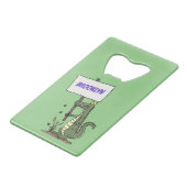 Aligator de crocodile drôle avec dessin animé (Devant Angle)