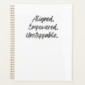 Aligned. Empowered. Unstoppable. Planner (Voorkant)