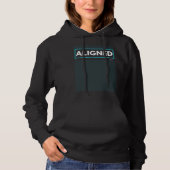 Aligned  Faith Yoga Meditation Hoodie (Voorkant)