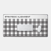 Alignement Stratégique Grille Moderne Noir Blanc (Clavier et souris)