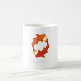 Alignment – Koi Fish Symbol of Balance, Clarity Koffiemok
