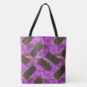 Ali'i Refuge Hawaiian Hibiscus Tiki Beach Draagtas