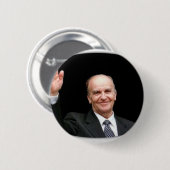 Alija Izetbegovic Ronde Button 5,7 Cm (Voorkant /achterkant)