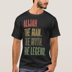 ALIJAH het Man de Myth the LEGEND FUNNY Mannen Boy T-shirt
