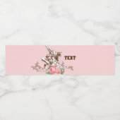 alijs in wonderland, floreel water Etiket flesje (Enkel label)