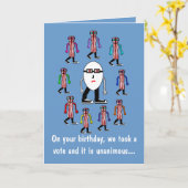 Alimentation amusante Bacon & Oeufs Carte d'annive (Fleur jaune)