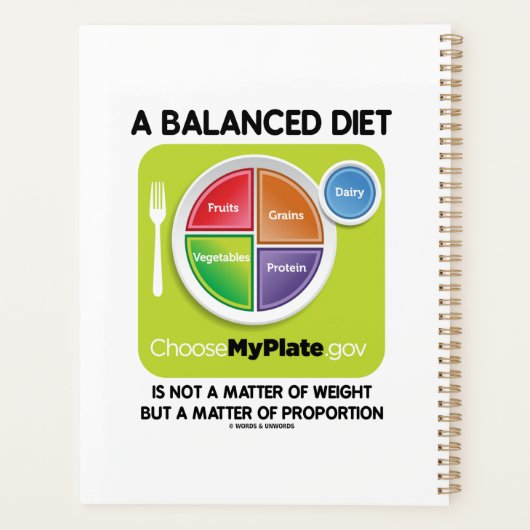 Alimentation Équilibrée Pas Un Poids De Matière, M (Dos)