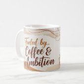 Alimenté par Café & Ambition - Mug Hustle (Devant gauche)