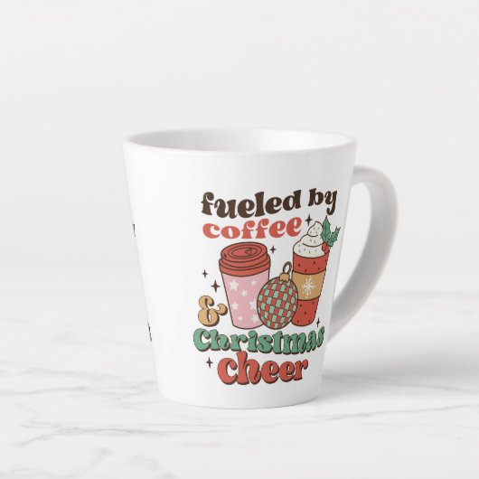 Alimenté par Café et Mug de Noël (Angle droit)