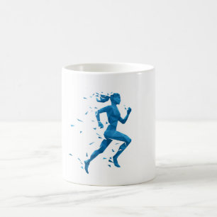 Alimenté par Café & Gains - Mug de l'amoureux de l