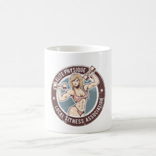 Alimenté par Café & Gains - Mug de l'amoureux de l