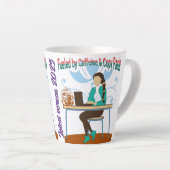 Alimenté par Caféine & Copier Paste Mug - Codage a (Angle droit)