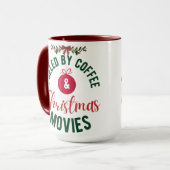 Alimenté par Coffee & Christmas Movies Mug (Devant gauche)