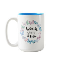 Alimenté par Jésus & Café GRANDE tasse