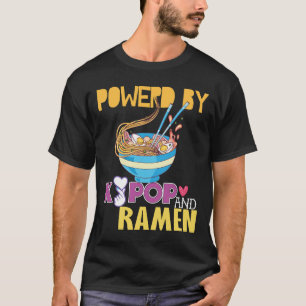 Alimenté par K-pop et Ramen Kpop Merch T-Shirt
