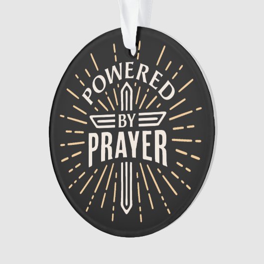 Alimenté par la prière (devant)