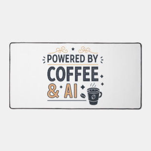 Alimenté par le Café & l'IA Retro Tech Vector